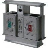 戶外環(huán)保沖孔不銹鋼分類環(huán)衛(wèi)垃圾桶