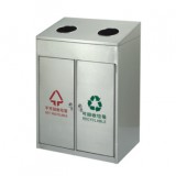 不銹鋼分類環(huán)保垃圾桶