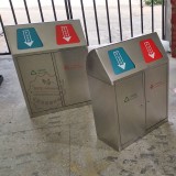 公共場(chǎng)合不銹鋼垃圾桶