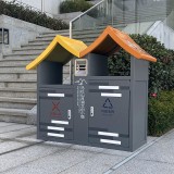 屋形不銹鋼分類垃圾桶實(shí)用與創(chuàng)意的完美結(jié)合