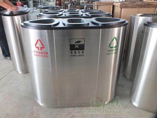 不銹鋼垃圾桶的金屬結(jié)構(gòu)