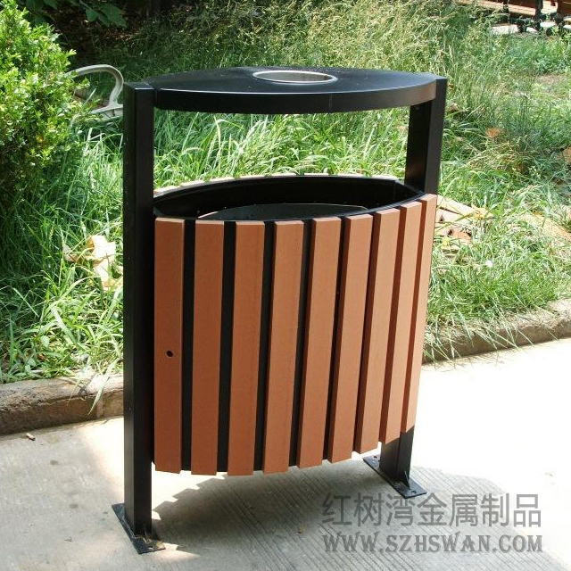 三河景區古鎮垃圾桶圖片