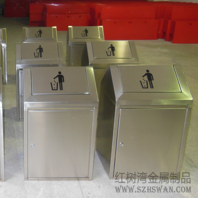 房式不銹鋼垃圾箱圖片001