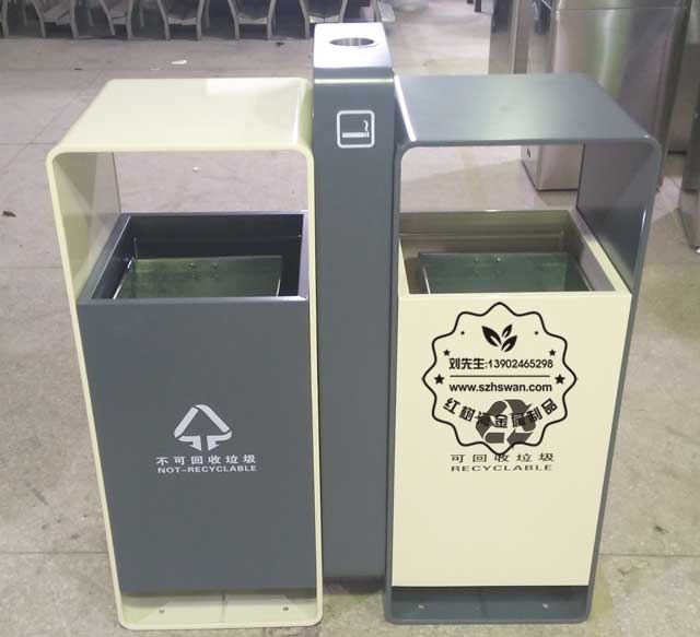 市政不銹鋼垃圾桶圖片007