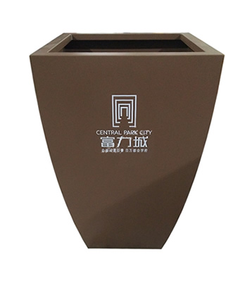 戶外房地產(chǎn)創(chuàng)意噴塑不銹鋼花箱